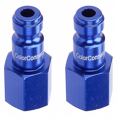 CCX Plg Type C 1/4in 1/4FNPT Blue