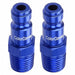 CCX Plg Type C 1/4in 1/4MNPT Blue