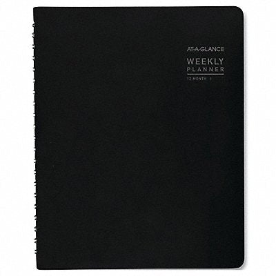 Planner 8-1/4 x 10-7/8 Black