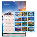 Wall Calendar Monthly Scenic