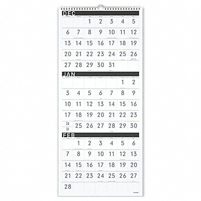 Wall Calendar 12 x 27-1/8 