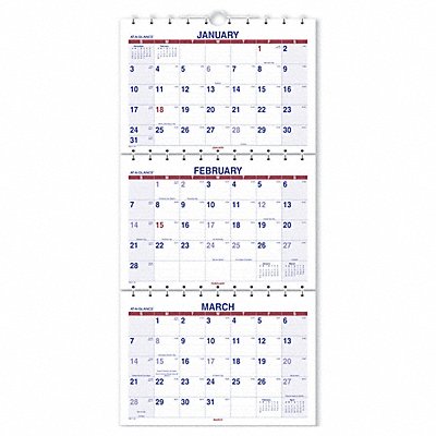 Move-A-Page 3-Month Wall Calendar