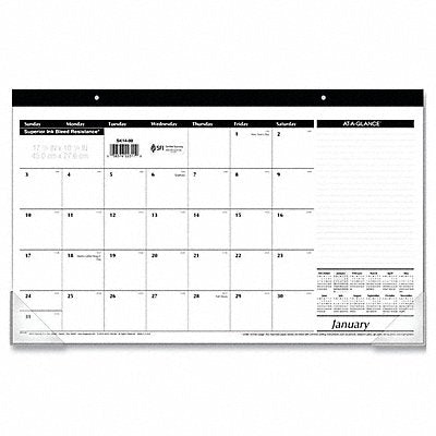 Desk/Wall Calendar Monthly 17-3/4x10-7/8