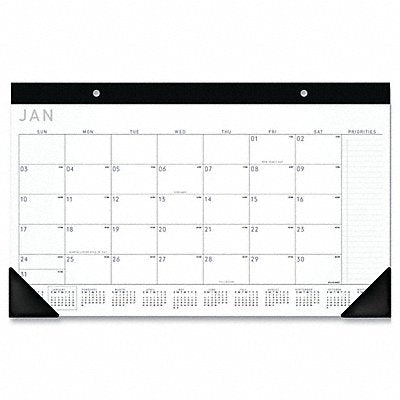 Desk Pad Calendar 17-3/4 x 10-7/8 