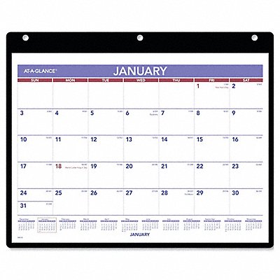 Desk/Wall Calendar Monthly 11 x 8-1/4 In