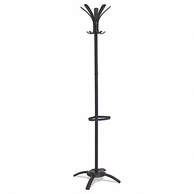 Coat Stand Black 5 Hook