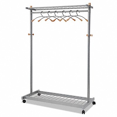 Garment Rack 72 x 22 In Gray