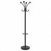 Coat Rack Black 8 Knob