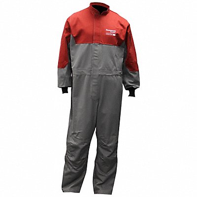 Coverall Gray/Red ATPV 20 cal/sq cm