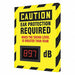 Sound Level Decibel Meter Sign 12x12in