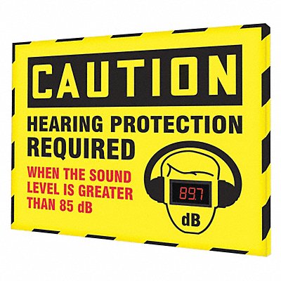 Sound Level Decibel Meter Sign 30x36in