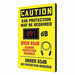 Sound Level Decibel Meter Sign 20 x12 