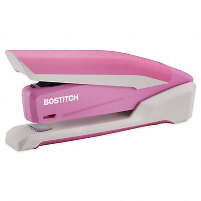 Compact Stapler 20 Sheet Pink Ribbon