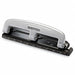 Three-Hole Paper Punch 12 Sheet Blk/Gray