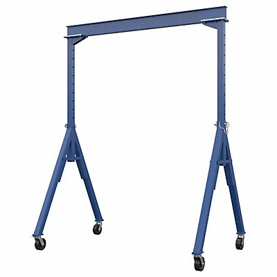 Adj. Gantry Crane Blue 7ft. 7in Inside W