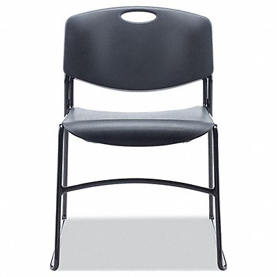 Stacking Chair Black 14 7/8 in H PK 4