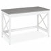 Writing Desk 29 1/2 in H Gray Top