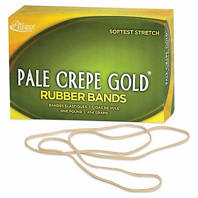 Rubber Bands Size#117B Pale Crepe Gold