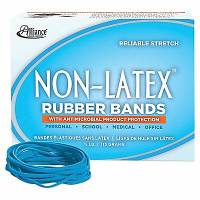 Rubberbands Size 33 1/4 lb Cyan Blue