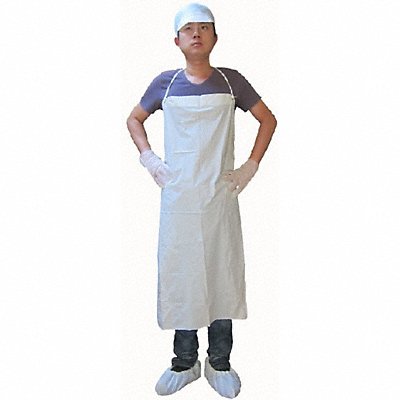 Bib Apron Universal PVC White PK72