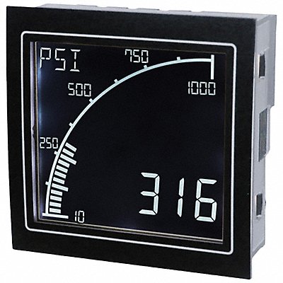 Panel Meter DC 2.68x2.68 Cutout Screw