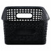 Weave Bins Black Plastic 3 Bins PK3