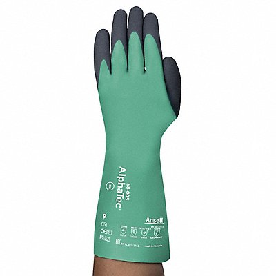 Chemical Resistant Gloves Grip 9 Sz PR