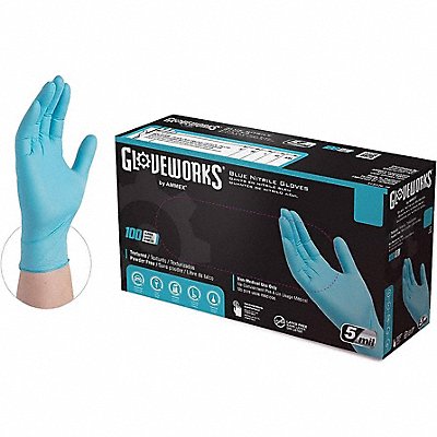 Nitrile Glove Large PK100