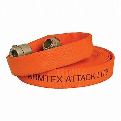 Fire Hose 50 ft Orange Polyester