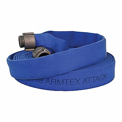 Fire Hose 100 ft Blue Polyester