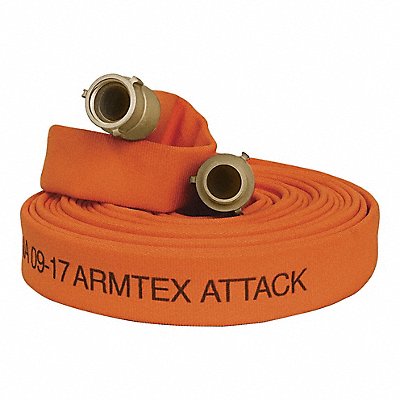 Fire Hose 50 ft Orange Polyester