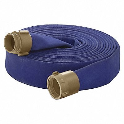 Fire Hose 100 ft Blue Polyester