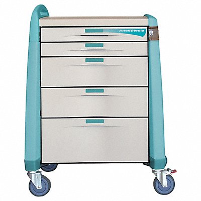 Anesthesia Cart 250 lb Polymer Assembled