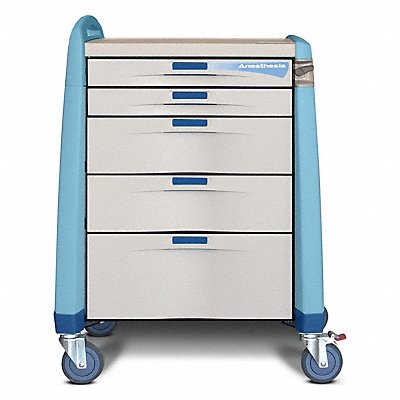 Anesthesia Cart 250 lb Polymer Assembled