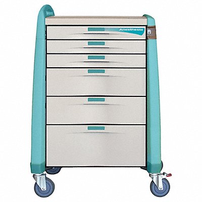 Anesthesia Cart 250 lb Polymer Assembled