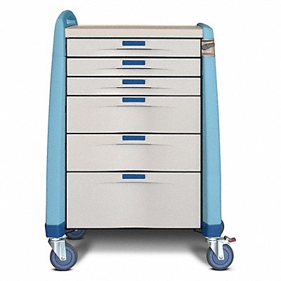 Anesthesia Cart 250 lb Polymer Assembled