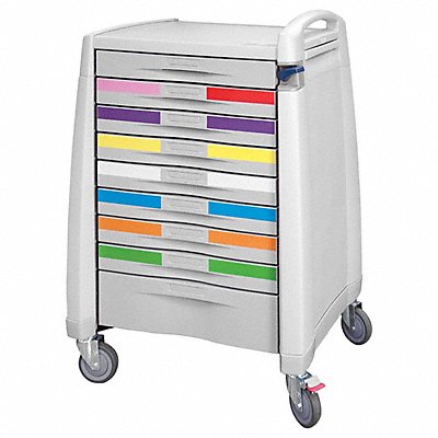 Emergency Cart 250 lb Polymer Assembled