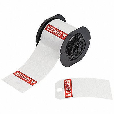 Lockout Tags 5-3/4 Label H Red on White