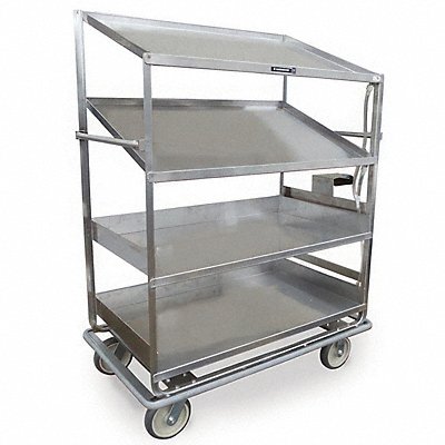 Dish Breakdown Cart 51 7/8 in L SS