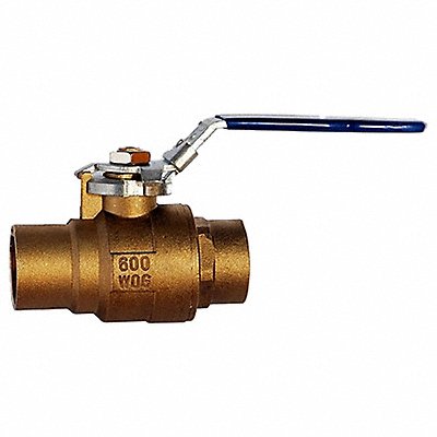 Brass Ball Valve Inline Sweat 1 in