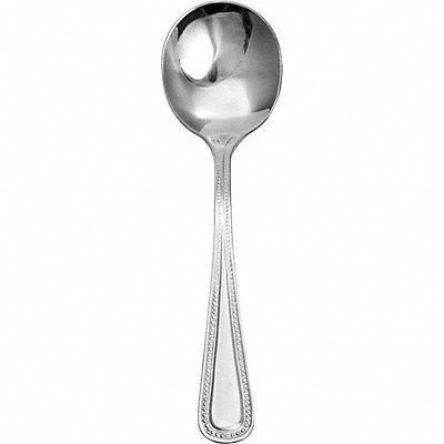 Bouillon Spoon 6 1/8 in L Silver PK12