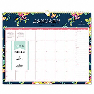 Wall Calendar 15 x 12 1 Month per Page