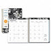 Planner 8 x 10 Gray/Black/Gold Monthly