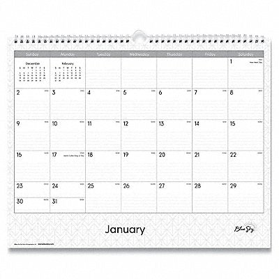 Wall Calendar 15 x 12 1 Month per Page