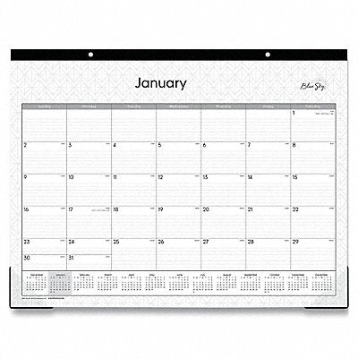 Desk Pad 22 x 17  1 Month per Page