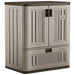 Plastic Storage Cabinet 20 x36 Silver