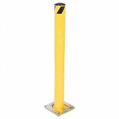 Bollard Removable 4-1/2 dia Yellow