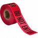 Barricade Tape Red/Black 1000 ft x 3 In