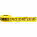 Barricade Tape Yellow/Black 1000ft x 3In