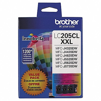 Ink Cartridge 3Color Cyan Mgnt Yell PK3